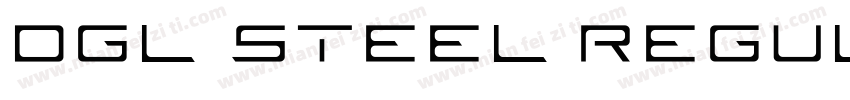 DGL Steel RegularVersion 20字体转换
